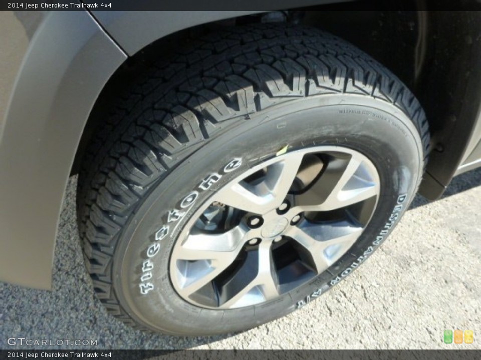 2014 Jeep Cherokee Trailhawk 4x4 Wheel and Tire Photo #88164983