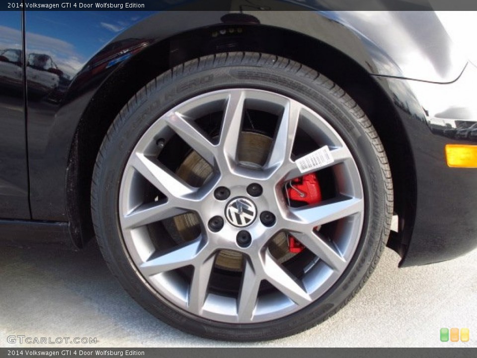 2014 Volkswagen GTI 4 Door Wolfsburg Edition Wheel and Tire Photo #88174850