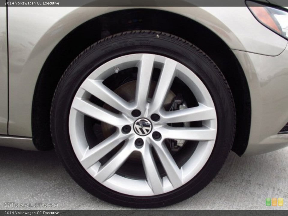 2014 Volkswagen CC Executive Wheel and Tire Photo #88177385