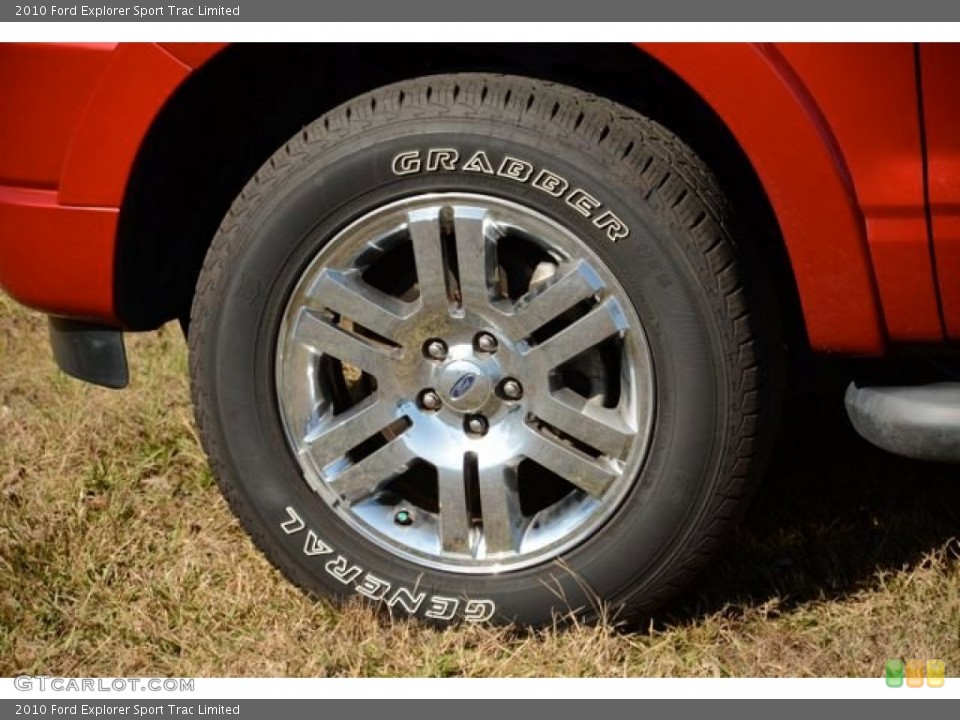 2010 Ford Explorer Sport Trac Limited Wheel and Tire Photo #88182002