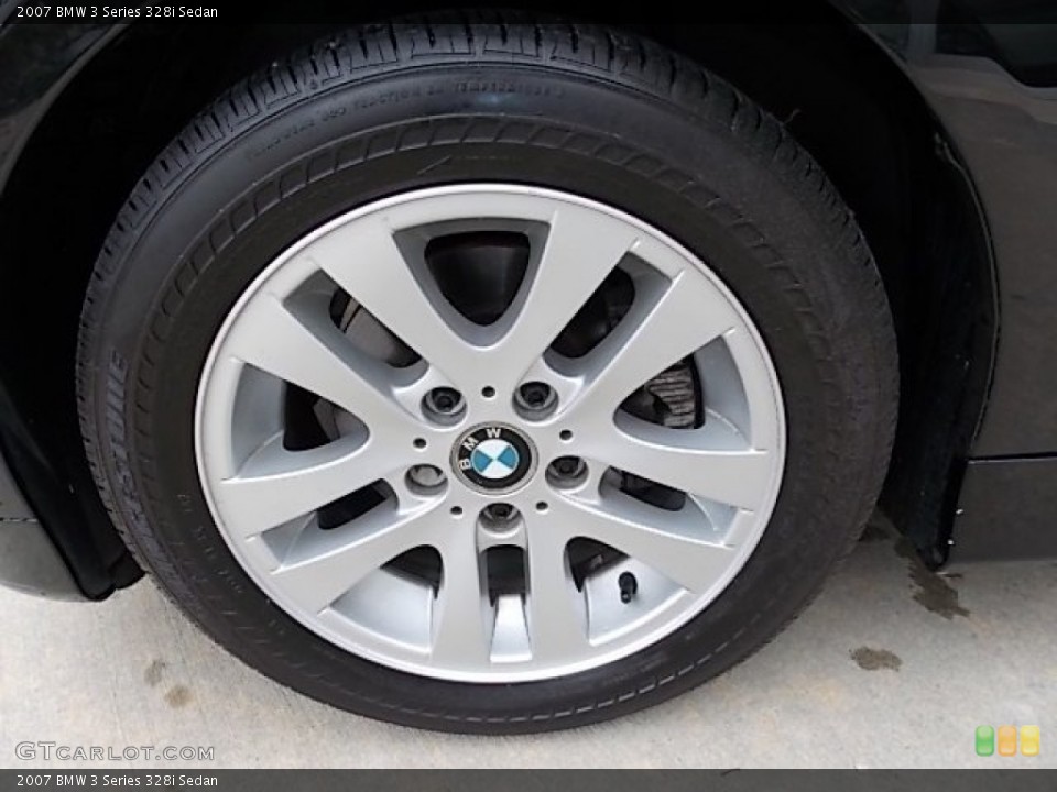 2007 BMW 3 Series 328i Sedan Wheel and Tire Photo #88195047