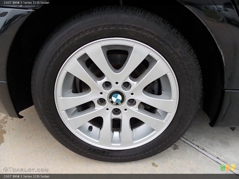 2007 BMW 3 Series 328i Sedan Wheel and Tire Photo #88195086