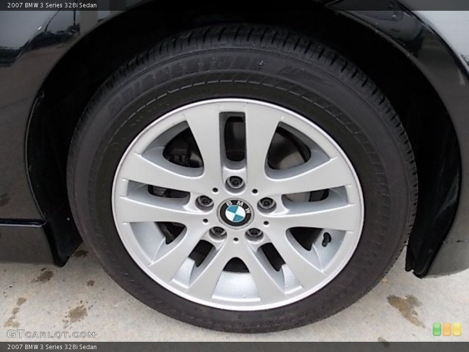 2007 BMW 3 Series 328i Sedan Wheel and Tire Photo #88195113
