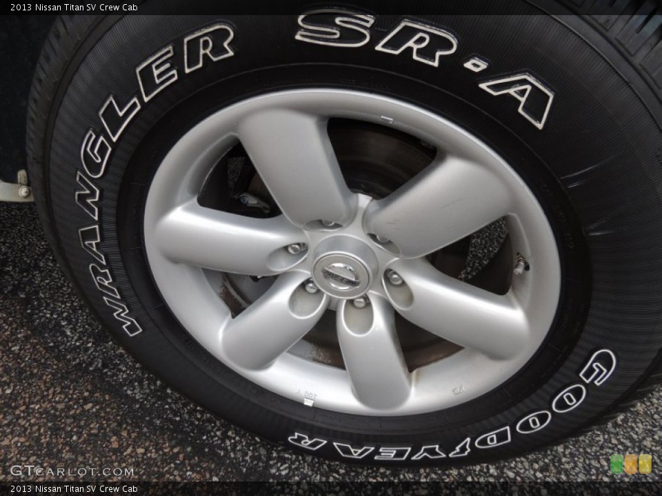 2013 Nissan Titan SV Crew Cab Wheel and Tire Photo #88196820