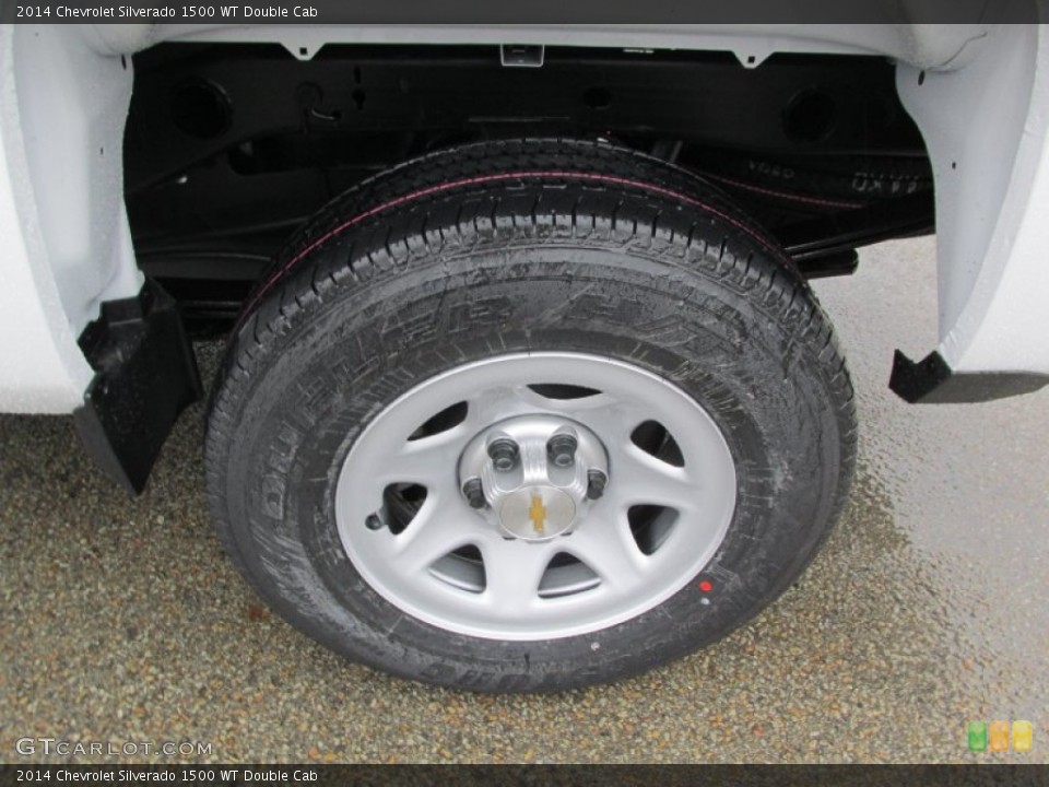 2014 Chevrolet Silverado 1500 WT Double Cab Wheel and Tire Photo #88200411