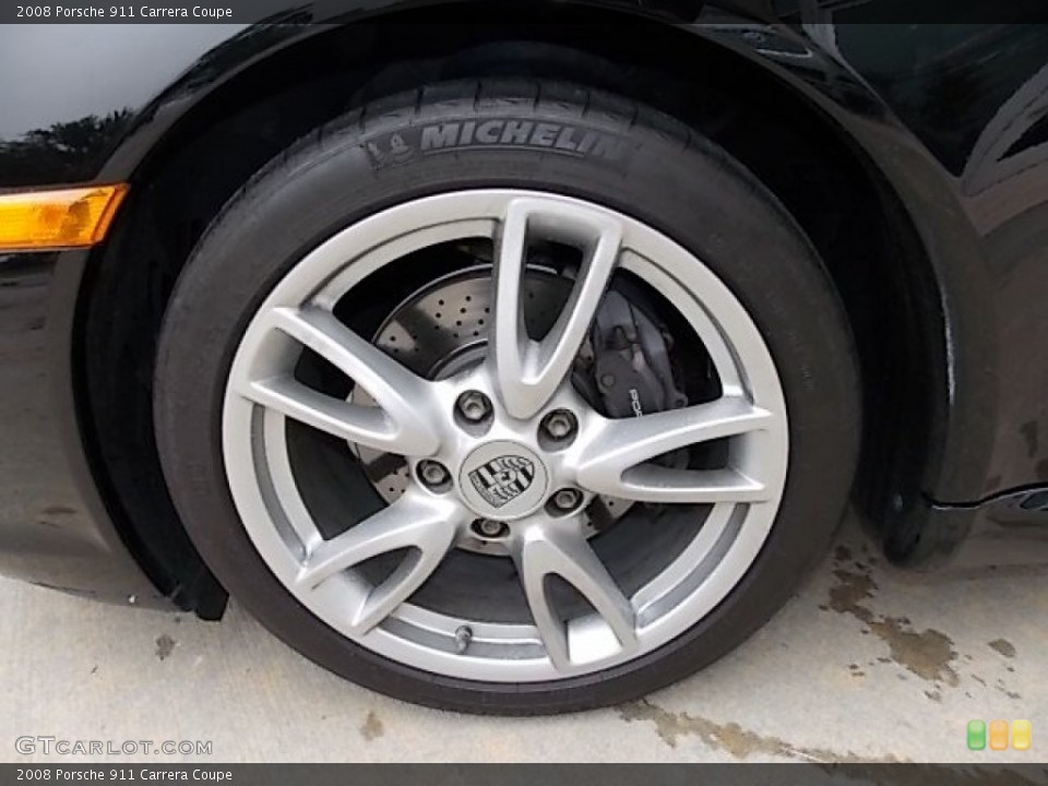 2008 Porsche 911 Carrera Coupe Wheel and Tire Photo #88200735