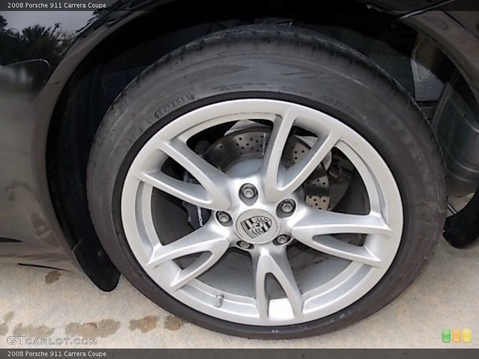 2008 Porsche 911 Carrera Coupe Wheel and Tire Photo #88200753