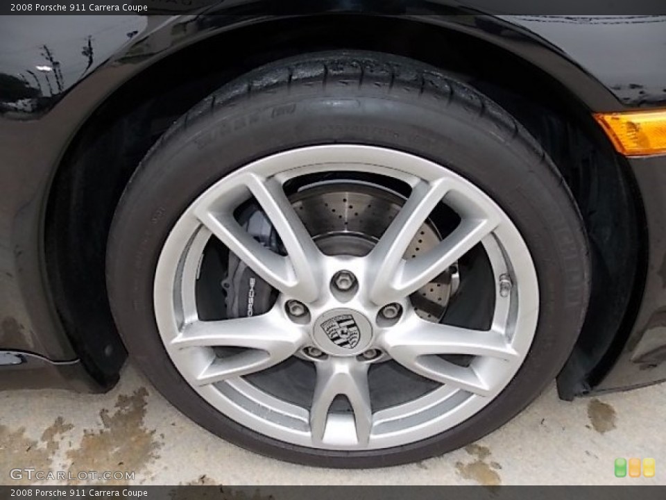 2008 Porsche 911 Carrera Coupe Wheel and Tire Photo #88200793