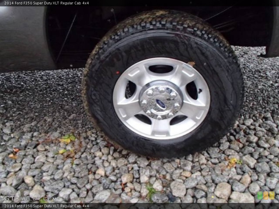 2014 Ford F350 Super Duty XLT Regular Cab 4x4 Wheel and Tire Photo #88208244