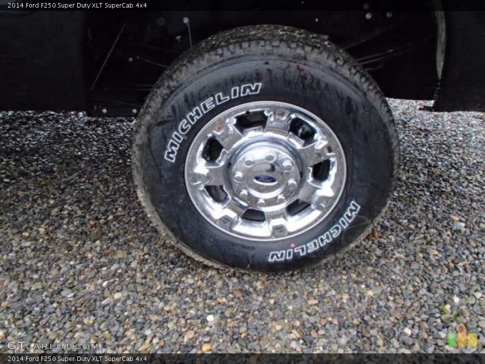 2014 Ford F250 Super Duty XLT SuperCab 4x4 Wheel and Tire Photo #88212484