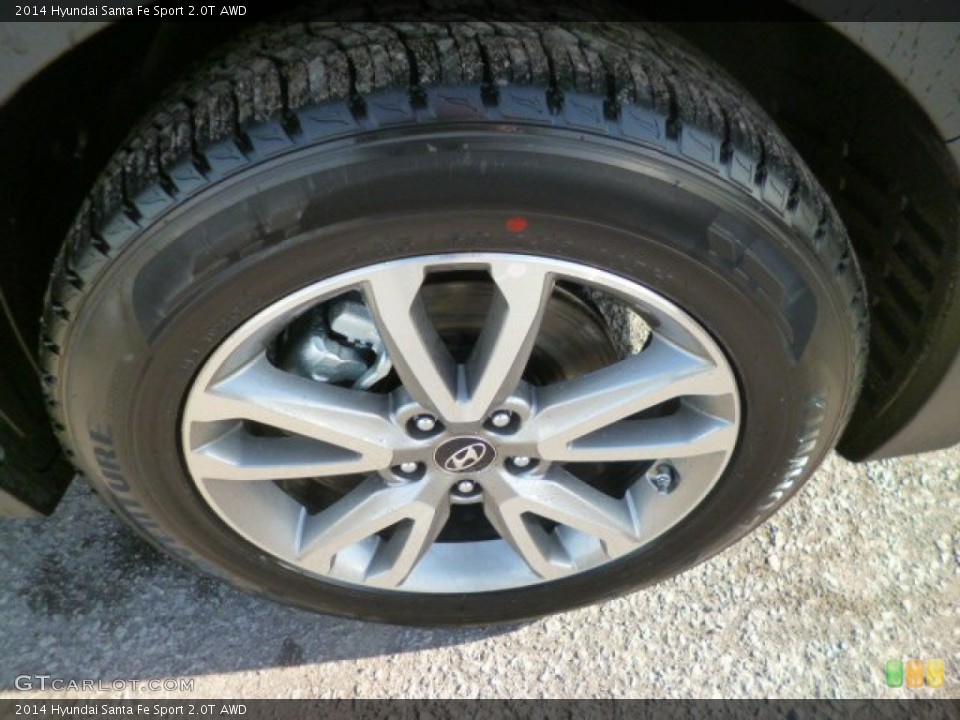 2014 Hyundai Santa Fe Sport 2.0T AWD Wheel and Tire Photo #88222503
