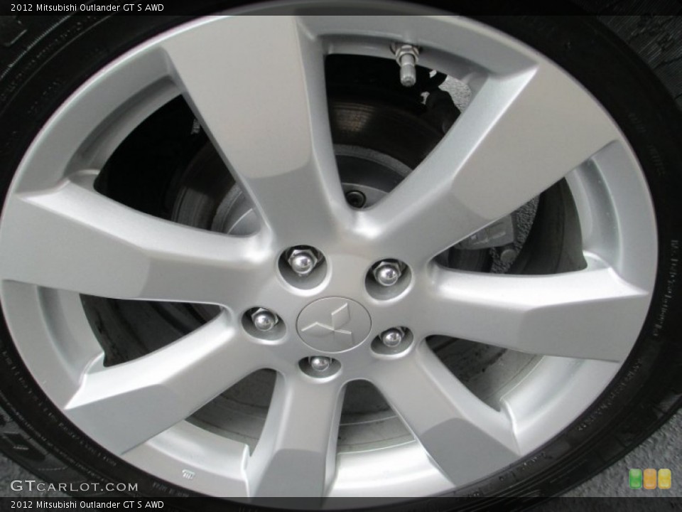 2012 Mitsubishi Outlander GT S AWD Wheel and Tire Photo #88226628