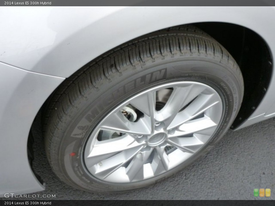 2014 Lexus ES 300h Hybrid Wheel and Tire Photo #88232847