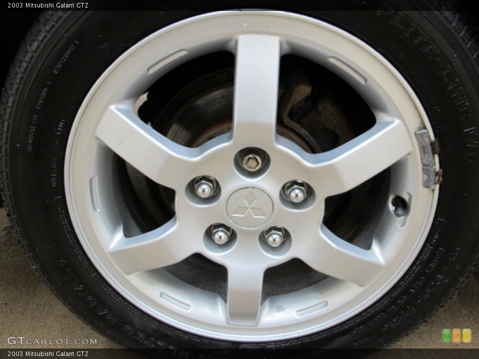 2003 Mitsubishi Galant GTZ Wheel and Tire Photo #88236984