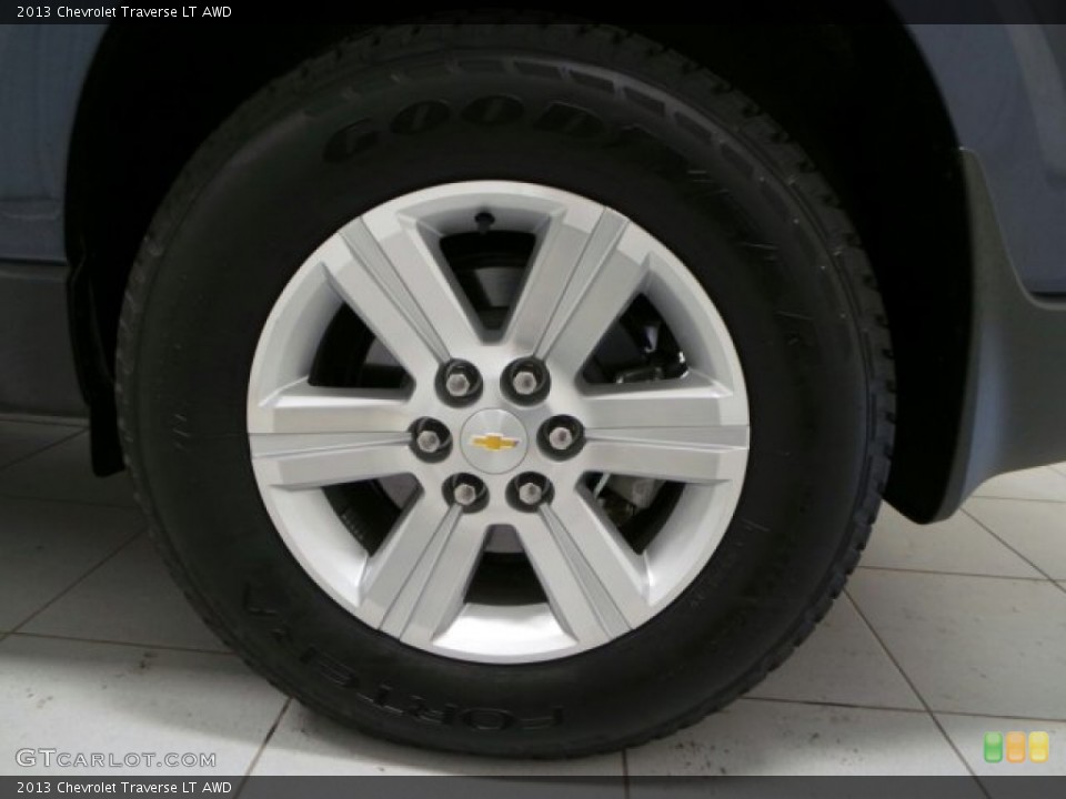 2013 Chevrolet Traverse LT AWD Wheel and Tire Photo #88255072