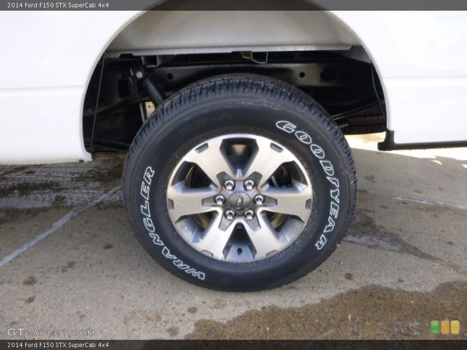2014 Ford F150 STX SuperCab 4x4 Wheel and Tire Photo #88260287