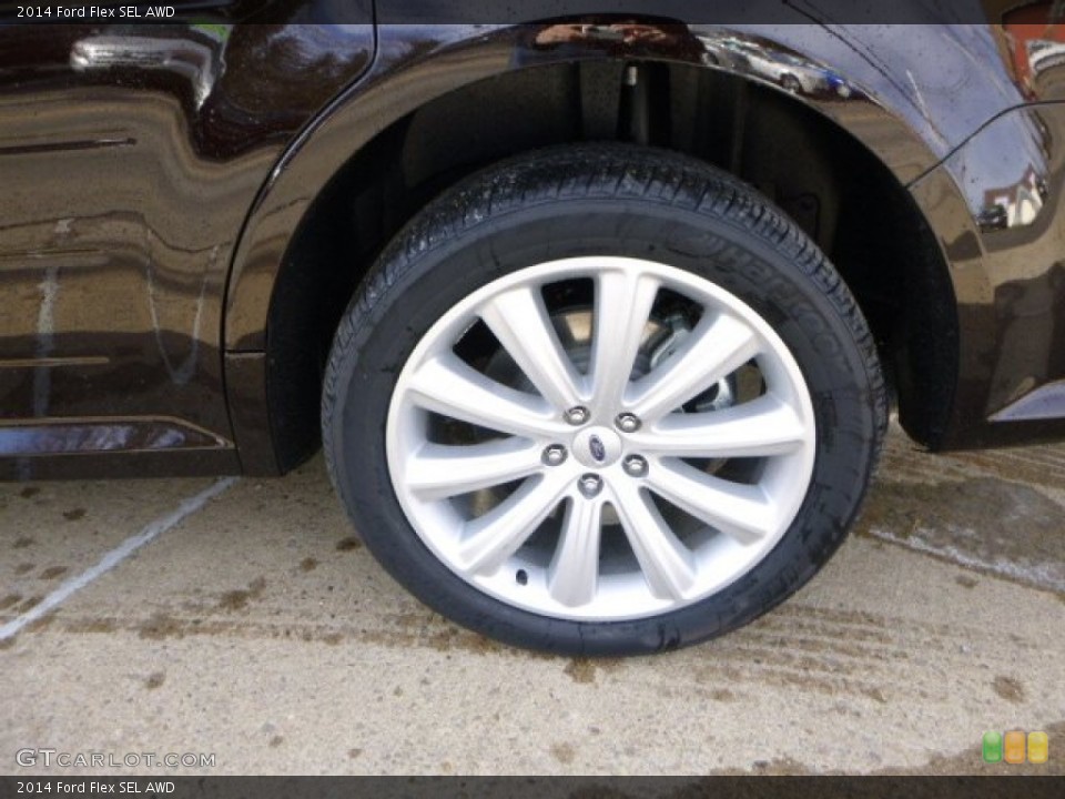 2014 Ford Flex SEL AWD Wheel and Tire Photo #88260737