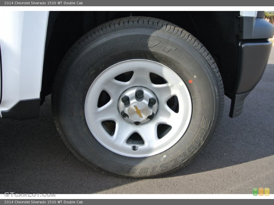 2014 Chevrolet Silverado 1500 WT Double Cab Wheel and Tire Photo #88278374