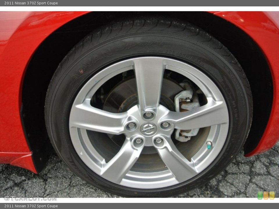 2011 Nissan 370Z Sport Coupe Wheel and Tire Photo #88287604