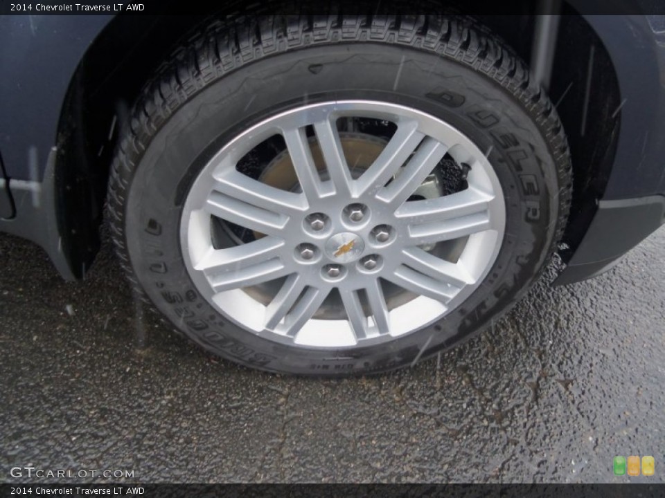 2014 Chevrolet Traverse LT AWD Wheel and Tire Photo #88288617