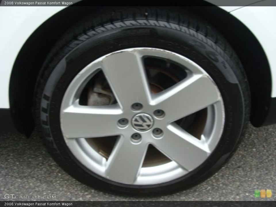 2008 Volkswagen Passat Komfort Wagon Wheel and Tire Photo #88290895