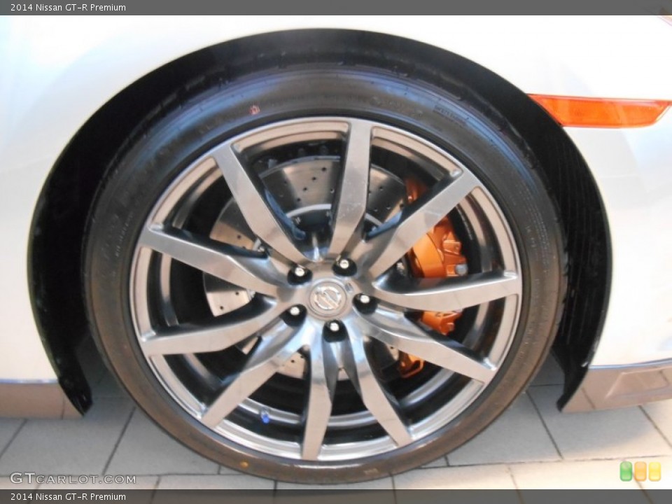 2014 Nissan GT-R Premium Wheel and Tire Photo #88291032