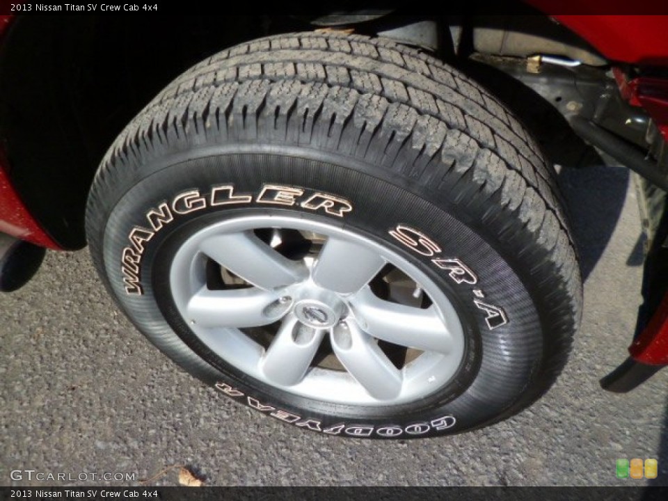 2013 Nissan Titan SV Crew Cab 4x4 Wheel and Tire Photo #88293519