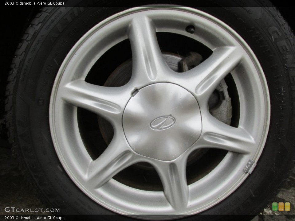 2003 Oldsmobile Alero GL Coupe Wheel and Tire Photo #88293801