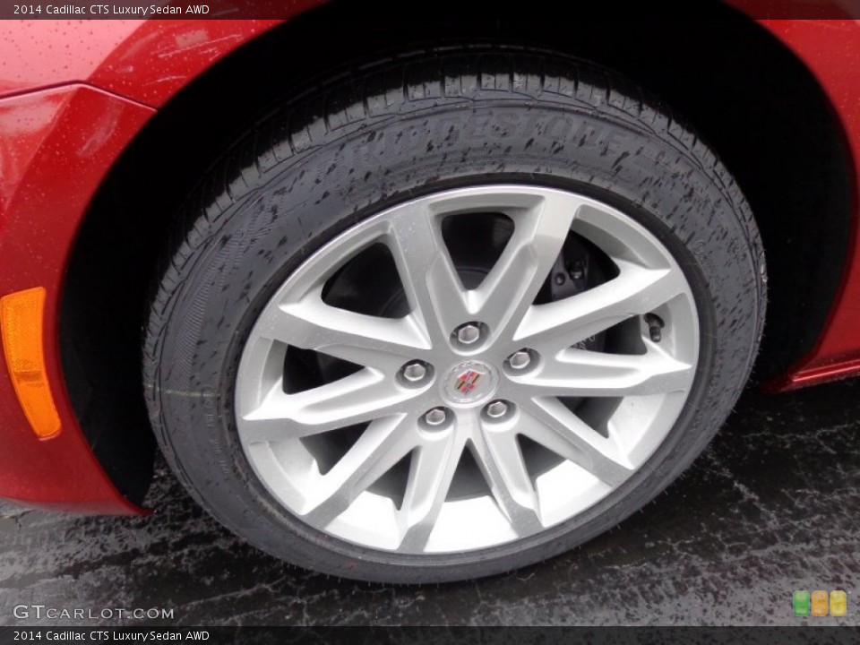 2014 Cadillac CTS Luxury Sedan AWD Wheel and Tire Photo #88295988