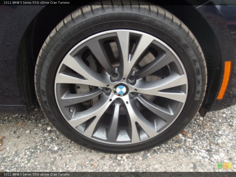 2011 BMW 5 Series 550i xDrive Gran Turismo Wheel and Tire Photo #88297017