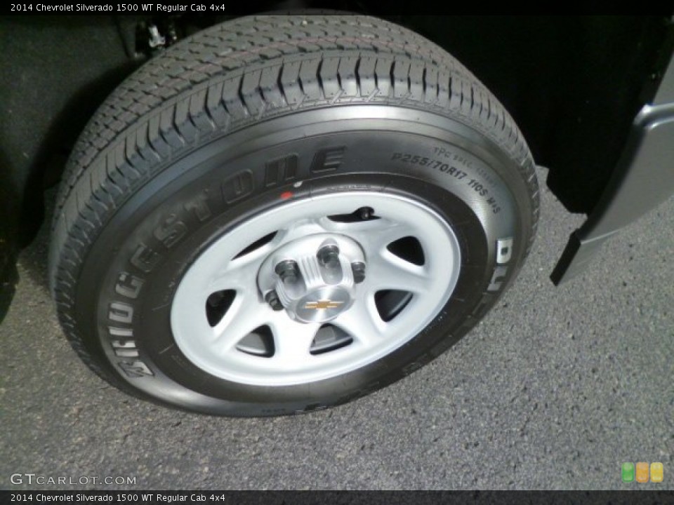 2014 Chevrolet Silverado 1500 WT Regular Cab 4x4 Wheel and Tire Photo #88297509