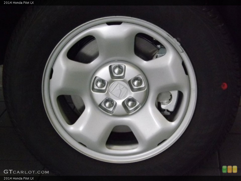 2014 Honda Pilot LX Wheel and Tire Photo #88302849