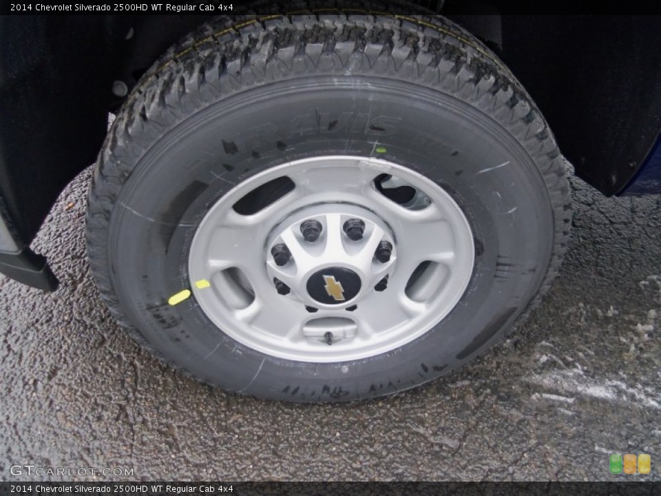 2014 Chevrolet Silverado 2500HD WT Regular Cab 4x4 Wheel and Tire Photo #88317363