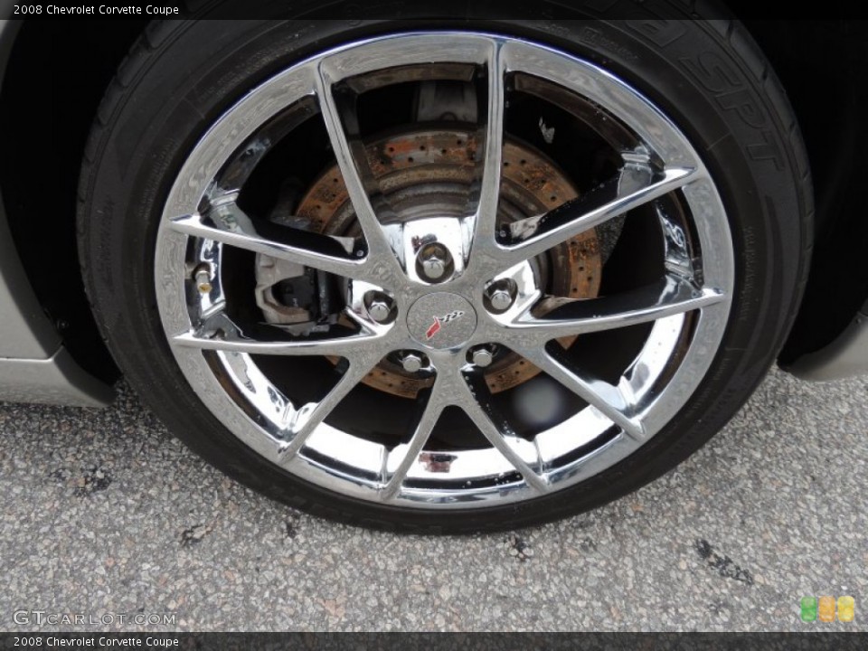 2008 Chevrolet Corvette Coupe Wheel and Tire Photo #88319515