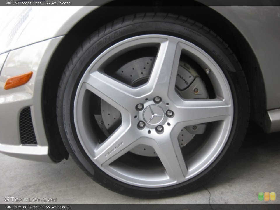 2008 Mercedes-Benz S 65 AMG Sedan Wheel and Tire Photo #88323303