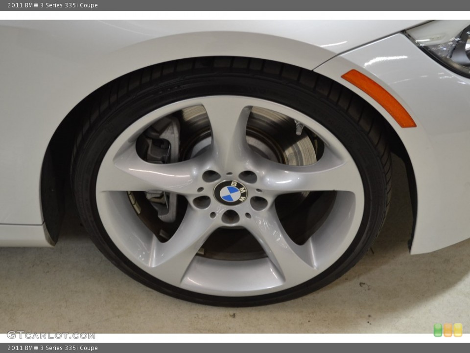 2011 BMW 3 Series 335i Coupe Wheel and Tire Photo #88324212