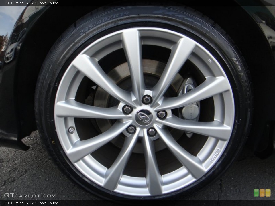2010 Infiniti G 37 S Sport Coupe Wheel and Tire Photo #88325869