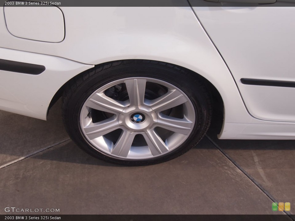 2003 BMW 3 Series 325i Sedan Wheel and Tire Photo #88327846
