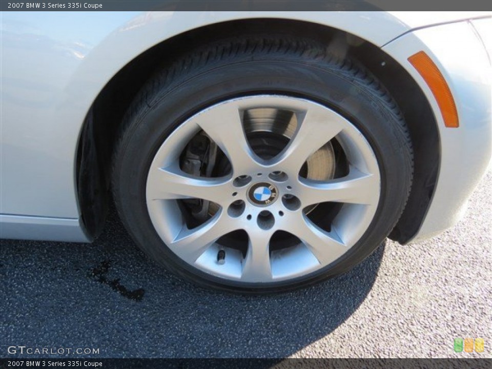 2007 BMW 3 Series 335i Coupe Wheel and Tire Photo #88340939