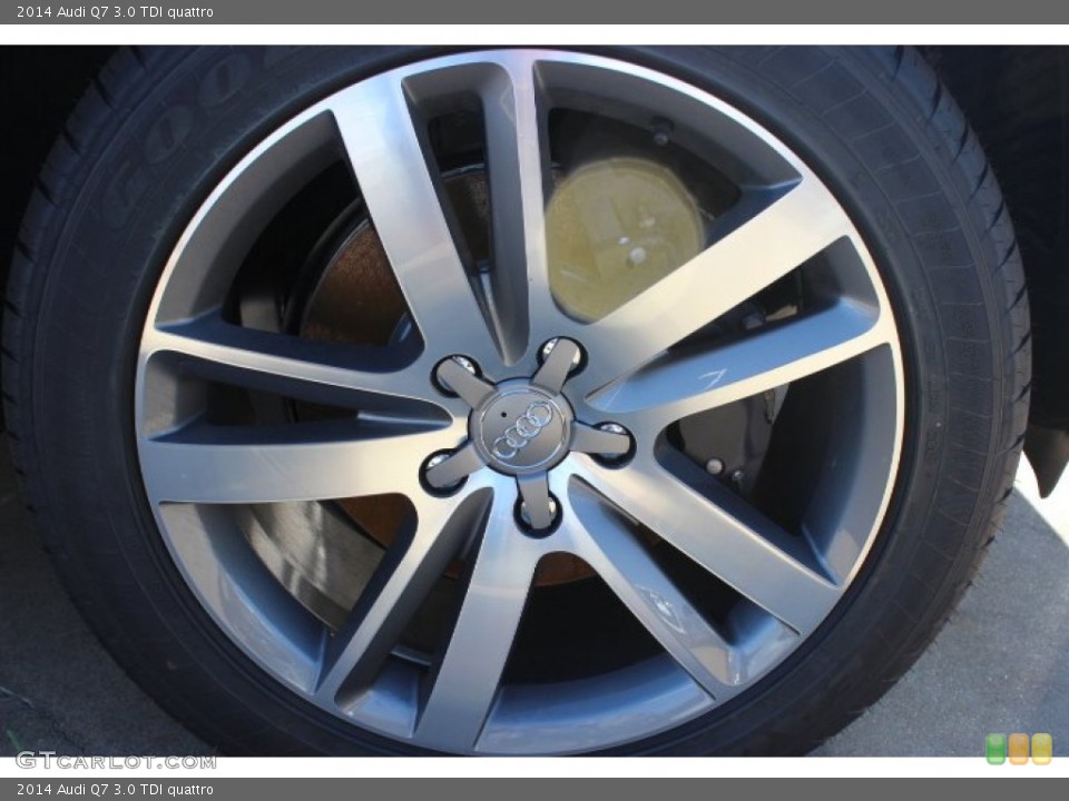 2014 Audi Q7 3.0 TDI quattro Wheel and Tire Photo #88346467
