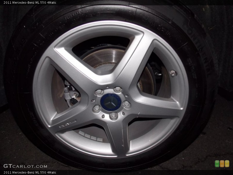2011 Mercedes-Benz ML 550 4Matic Wheel and Tire Photo #88351172