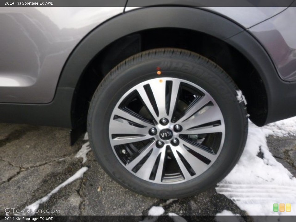 2014 Kia Sportage EX AWD Wheel and Tire Photo #88352192