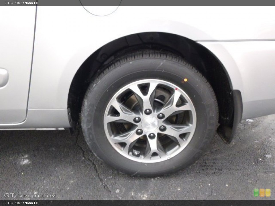 2014 Kia Sedona LX Wheel and Tire Photo #88352624