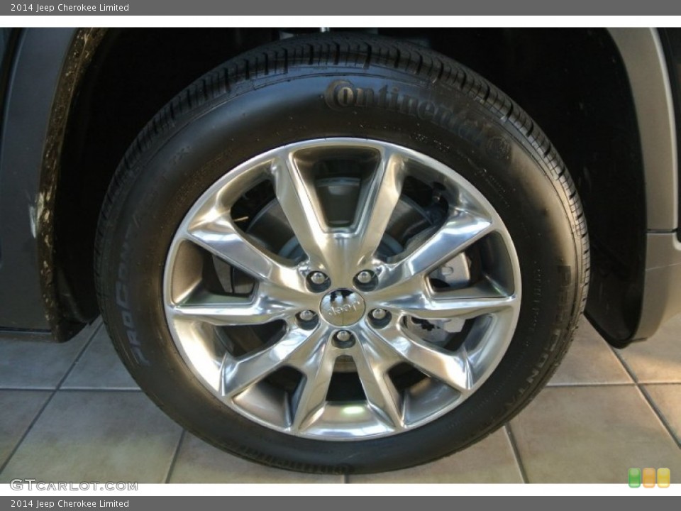 2014 Jeep Cherokee Limited Wheel and Tire Photo #88366946