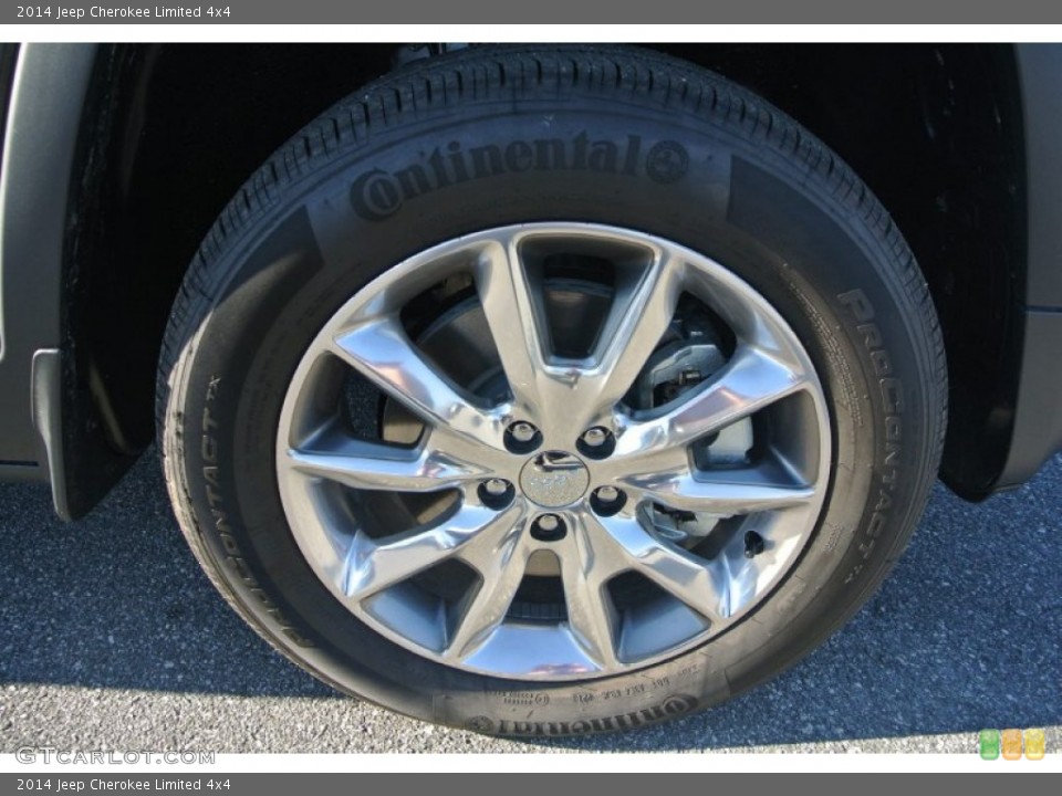 2014 Jeep Cherokee Limited 4x4 Wheel and Tire Photo #88367483
