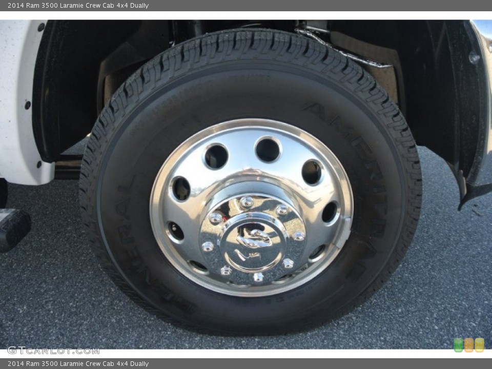 2014 Ram 3500 Laramie Crew Cab 4x4 Dually Wheel and Tire Photo #88370042