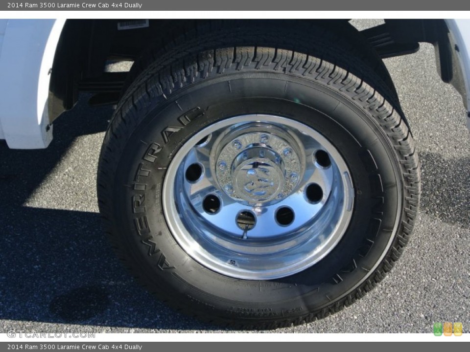 2014 Ram 3500 Laramie Crew Cab 4x4 Dually Wheel and Tire Photo #88370090