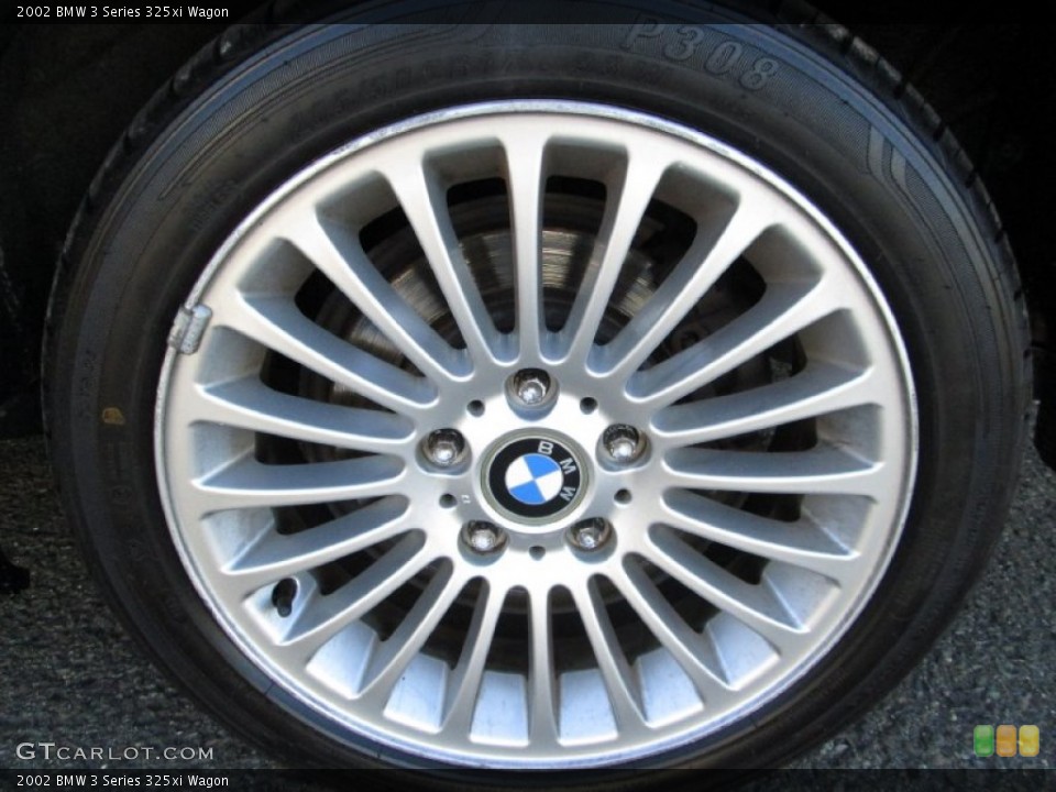 2002 BMW 3 Series 325xi Wagon Wheel and Tire Photo #88375745