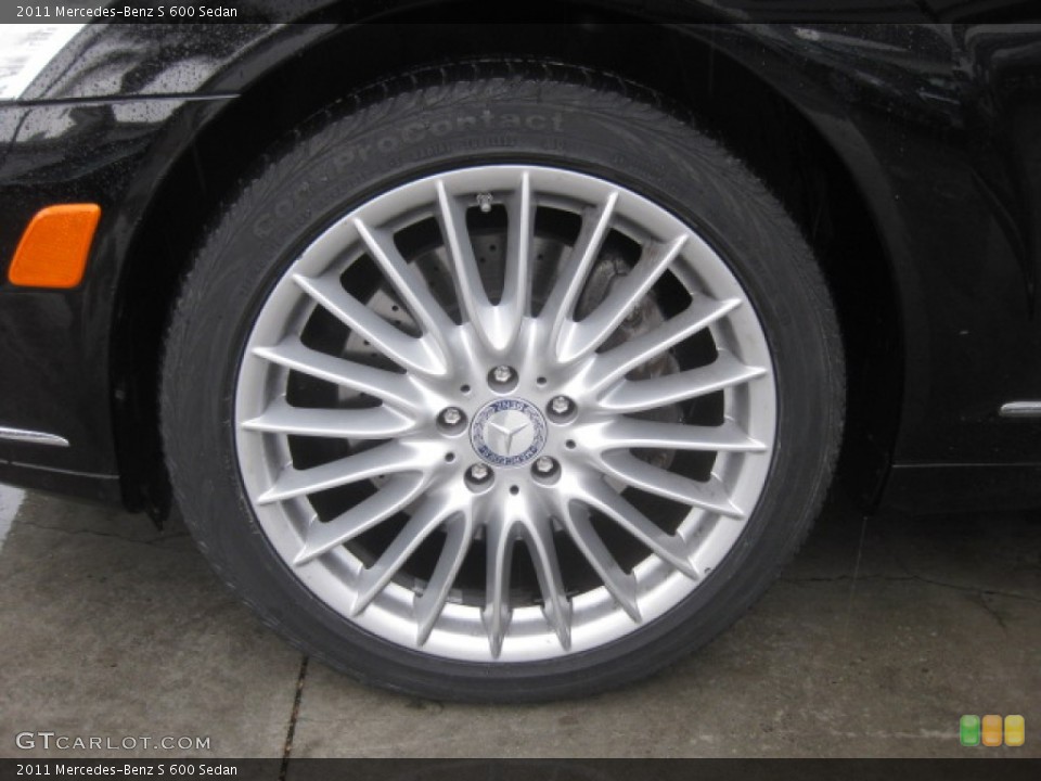 2011 Mercedes-Benz S 600 Sedan Wheel and Tire Photo #88380605