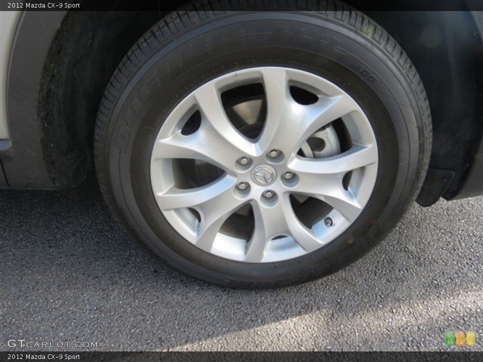 2012 Mazda CX-9 Sport Wheel and Tire Photo #88380788